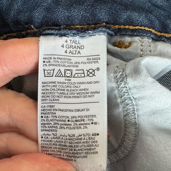 * ❤️OLD NAVY ROCKSTAR JEGGINGS  4 TALL - Picture 6 of 7